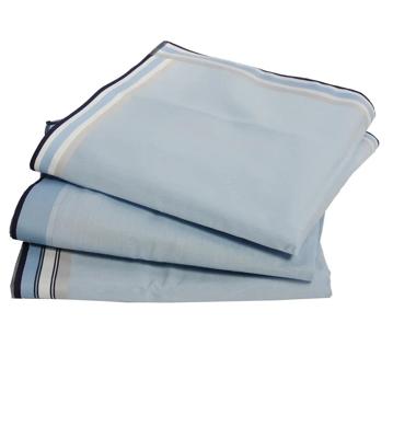 6 stuks Heren zakdoeken - Lichtblauw - 46 - Wit - 46 - 46 - 46