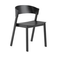 Muuto Cover Side eetkamerstoel zwart