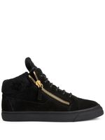 Giuseppe Zanotti baskets mi-montantes Kriss en daim - Noir