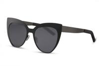 CWI zonnebril vlinder volledig omrand cat. 3 zwart/zwart