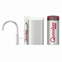 Quooker CUBE COMBI+ Fusion Round Chroom Kokendwaterkraan
