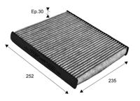 Interieurfilter CLIMFILTER PROTECT VALEO, u.a. für Seat, VW, Audi, Skoda, Cupra - thumbnail