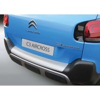 Bumper beschermer passend voor Citroën C3 Aircross 2017- Zwart GRRBP629