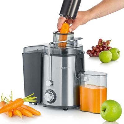 Severin ES 3566 citruspers/sapmaker Sapcentrifuge 400 W Zwart, Roestvrijstaal
