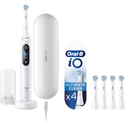 Oral-B iO - 9n Wit Powered By Braun + 4 borstels Oral-B iO - 9n Wit Powered By Braun + 4 borstels