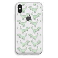 Dinos: iPhone XS Transparant Hoesje