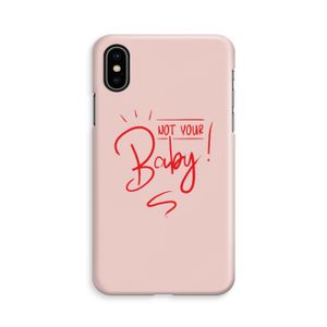 Not Your Baby: iPhone X Volledig Geprint Hoesje