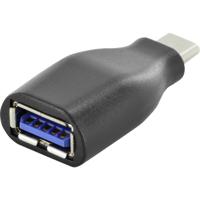 Digitus USB 3.2 Gen 1 (USB 3.0) Adapter [1x USB-C stekker - 1x USB 3.2 Gen 1 bus A (USB 3.0)] AK-300506-000-S