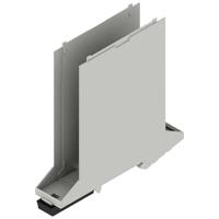 Weidmüller CH20M22 B FE AGY/BK 3747 DIN-rail-behuizing basiselement Gesloten, Met ventilatiesleuven, Voor DIN-rail montage 22.5 x 109.3 Kunststof Grijs 500