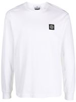 Stone Island t-shirt Compass à manches longues - Blanc - thumbnail