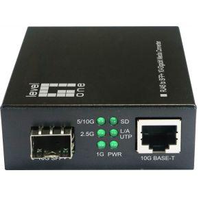 LevelOne GVT-2051 netwerk media converter 10000 Mbit/s Zwart