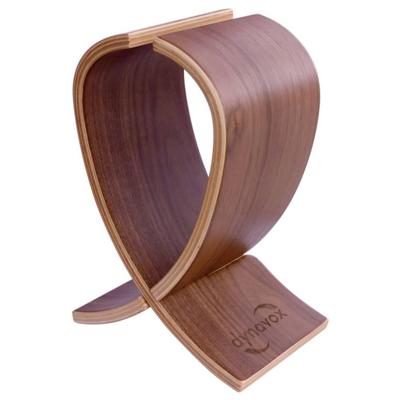 Dynavox Koptelefoonstandaard Geschikt voor (koptelefoon): On Ear koptelefoon, Over Ear koptelefoon Bruin