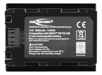 Ansmann 1400-0079 batterij voor camera's/camcorders Lithium-Polymeer (LiPo) 2000 mAh - thumbnail