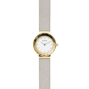 Horlogeband Skagen SKW2778 Leder Metallic 12mm