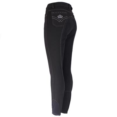 Rijbroek Epplejeck Sparkle Leer, 76 in black