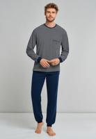 Schiesser Schiesser herenpyjama 174526 lang nachtblauw