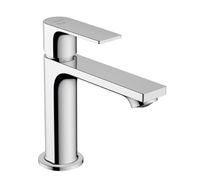 Hansgrohe Rebris E wastafelkraan 110 waterbesparend met CoolStart en synthetische afvoer chroom