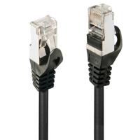 LINDY 48382 RJ45 Netwerkkabel, patchkabel CAT 5e F/UTP 2.00 m Zwart 1 stuk(s)