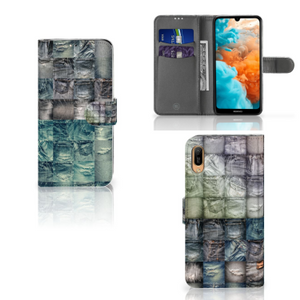 Wallet Case met Pasjes Huawei Y6 (2019) Spijkerbroeken