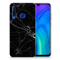 Honor 20 Lite TPU Siliconen Hoesje Marmer Zwart - Origineel Cadeau Vader - thumbnail