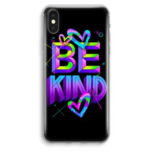 Be Kind: iPhone XS Max Transparant Hoesje