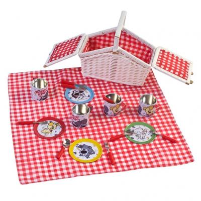 Rubo Toys Woezel En Pip Picknickset Tin Rubo Toys Woezel En Pip Picknickset Tin