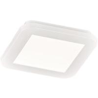 LED Plafondlamp - Badkamerlamp - Trion Camy - Opbouw Vierkant 9W - Spatwaterdicht IP44 - Dimbaar - Warm Wit 3000K - Mat Wit