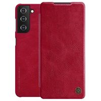 Nillkin Qin Series Samsung Galaxy S21+ 5G Flip Case - Rood