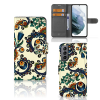 Wallet Case Samsung Galaxy S21 FE Barok Flower - thumbnail