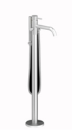 Plieger Roma vrijstaande badkraan geborsteld chroom