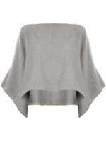 VOZ pull à coupe crop - Gris