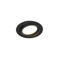 SLV plafondinbouwarmatuur OCULUS DL MOVE/ledspot, schijnwerper, plafondspot, plafondarmatuur, inbouwarmatuur, binnenverlichting / 2000-3000K 11 W 36-780 lm zwart dimbaar 100 graden