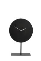 Light & Living Klok Waiwo op voet, mat zwart-zilver