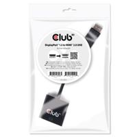 club3D CAC-2070 DisplayPort Adapter [1x DisplayPort stekker - 1x HDMI-bus] Zwart