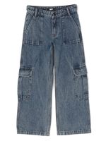 Dkny Kids jean ample à patch logo - Bleu