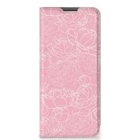 Nokia G50 Smart Cover White Flowers