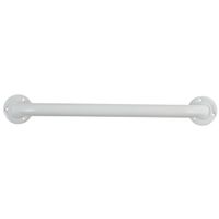 Badkamer/douche wand handgreep - rvs metaal - wit - 30 cm