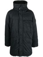 Stone Island veste matelassée à fermeture zippée - Noir