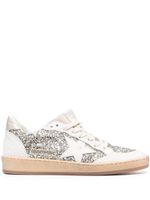 Golden Goose baskets Ball Star à paillettes - Blanc