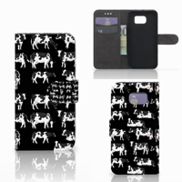 Samsung Galaxy S6 | S6 Duos Telefoonhoesje met Pasjes Koetjes