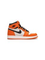 Jordan Kids baskets Air Jordan 1 Retro High OG BG - Orange - thumbnail