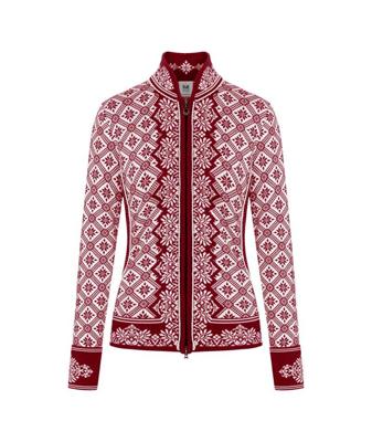 Dale of Norway Christiania Fem Dames Vest Rubymel. Offwhite S