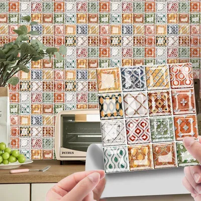 DecoMosaic 10-delige Set 3D Mozaïek Tegelstickers DecoMosaic 10-delige Set 3D Mozaïek Tegelstickers