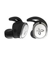 Jaybird Run Draadloze in-ear hoofdtelefoon, bluetooth, zweetbestendig en waterdicht, 12 uur batterijduur, sport-fit, smartphone/tablet/iOS/Android - Drift, zwart/wit