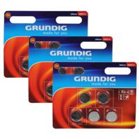 Grundig Knoopcel batterijen CR2016 - 15x stuks - 3V - Lithium - knoopcelbatterijen / knoopbatterijen