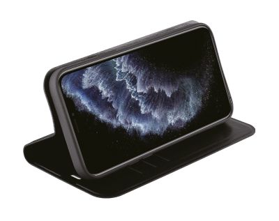 Vivanco PWVVIPH12BK Booklet Apple iPhone 12 mini Zwart Spatwaterdicht, Met standfunctie, Stootbestendig, Waterafstotend