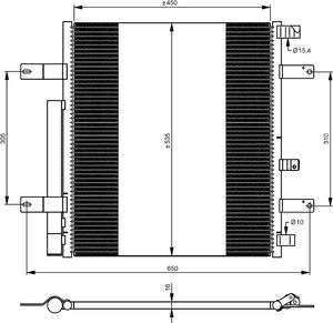 Condensor, airconditioning 35925