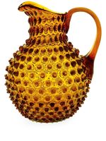 KLIMCHI grande carafe Hobnail en cristal - Jaune