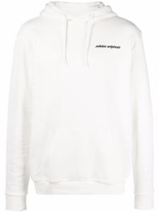 adidas hoodie à logo poitrine imprimé - Blanc