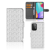 Samsung Galaxy A52 Telefoon Hoesje Stripes Dots - thumbnail